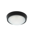 LED OUTDOOR BULKHEAD LUZ-BRN 25W 1700Lm 4000K (NATURAL WHITE) IP65 Φ270x93mm BLACK 3401010 VITO