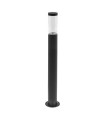 OUTDOOR GARDEN LIGHT WITH POLE & PIR SENSOR RIGA-B90 1xGU10 IP44 Φ98xΦ60x900mm BLACK  3241430 VITO