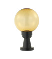 OUTDOOR GARDEN LIGHT WITH BASE GARDENIA-G E27 IP44 Φ200x350mm PMMA GOLD 3240260 VITO