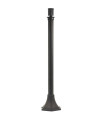 POLE FOR OUTDOOR USE STEEL WITH E27 BASE AND CABLE 750mm BLACK 3242240 VITO