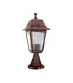 OUTDOOR GARDEN LIGHT BERGAMO-40 E27 IP44  PLASTIC Φ170x400mm ANTIQUE 3241890 VITO