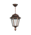 OUTDOOR PENDANT LIGHT VERONA-H E27 IP44 PLASTIC 240x240x500mm ANTIQUE 3242110 VITO