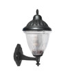 OUTDOOR WALL LIGHT LIVORNO-W E27 BLACK IP44 PLASTIC 270x400mm BLACK 3242230 VITO