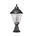 OUTDOOR GARDEN LIGHT LIVORNO-46 E27 BLACK IP44  PLASTIC Φ230x460mm BLACK 3242220 VITO