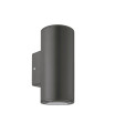 OUTDOOR WALL LIGHT ADRIA R2 GU10 UP & DOWN Φ76x186x99mm IP54 PLASTIC ANTHRACITE 3230620 VITO