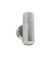 OUTDOOR WALL LIGHT VEGAS 2A GU10 Φ60x160x93mm IP44 UP & DOWN STAINLESS STEEL NICKEL 3240550 VITO