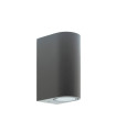 OUTDOOR WALL LIGHT SPIDER 2D GU10 98x145x67mm IP44 UP & DOWN ALUMINIUM, COLOR ANTHRACITE 3230050 VITO