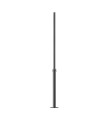 CYLINDRICAL STEEL TUBE TELESCOPIC POLE 3m Φ89/Φ60mm BASE 250x250x10mm  9990450 VITO