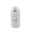 E14 PLASTIC LAMPHOLDER WHITE PRESSED END BASE 7300040 VITO