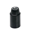 E14 BAKELITE LAMPHOLDER BLACK FULL THREADED 7310030 VITO