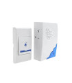 WIRELESS DOORBELL WITH BATTERIES WHITE BELLA-1 5800050 VITO