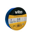 INSULATION TAPE WITH ADHESIVE 10m BLUE FIRE RETARDANT 7500100 VITO