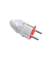 MALE SCHUCKO PLUG BACK SIDE CONNECTION IP20 WHITE 8006500 VITO