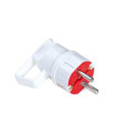 MALE SCHUCKO PLUG BACK SIDE CONNECTION WITH GRIP IP20 WHITE 8006520 VITO