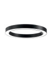 LED LINEAR FIXTURE RING SURFACE MOUNTED OR PENDANT PROFILED-PC Φ600x80x80mm 46W 3000K (WARM WHITE) 5980Lm BLACK 2423910 VITO