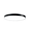 LED LINEAR FIXTURE DISC SURFACE MOUNTED OR PENDANT PROFILED-PR Φ600x80mm 50W 3000K (WARM WHITE) 7800Lm BLACK 2423640 VITO