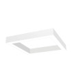 LED LINEAR FIXTURE SQUARE SURFACE MOUNTED OR PENDANT PROFILED-PS 900x900x80mm 80W 3000K (WARM WHITE) 9360Lm WHITE 2423310 VITO