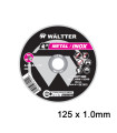 Δίσκοι Κοπής Σιδήρου / INOX WALTTER 125x1.0mm