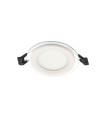 LED ROUND PANEL DOWNLIGHT RECESSED MOUNTED WITH GLASS LENA-RG Φ100x40mm 6W 570Lm 4000K (NATURAL WHITE)  2023410 VITO