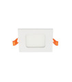 LED SQUARE PANEL SLIM RECESSED LENA-SX 85x85x20mm 3W 300Lm 6000K (COOL WHITE) WHITE 2024050 VITO