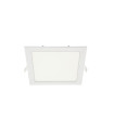 LED SQUARE PANEL SLIM RECESSED LENA-SX 165x165x20mm 12W 1128Lm 3000K (WARM WHITE) WHITE 2024090 VITO