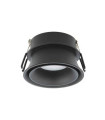 SPOT LIGHT FIXTURE RECESSSED MOUNTED DONNA X1 ROUND GU10 Φ80x45mm BLACK  2012720 VITO