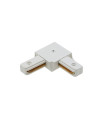 CORNER CONNECTOR FOR TRACK LINE MONOPHASE APT1 WHITE 90o  9902570 VITO