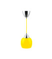 PENDANT LIGHTING FIXTURE PERA-S 1xE27 MADE OF GLASS YELLOW 4101400 VITO