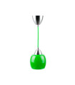 PENDANT LIGHTING FIXTURE PERA-S 1xE27 MADE OF GLASS GREEN 4101410 VITO