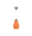 PENDANT LIGHTING FIXTURE CORE-D 1xE27 MADE OF GLASS ORANGE Φ160x218mm 4101840 VITO