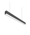 LED LINEAR FIXTURE SURFACE MOUNTED & PENDING LINETA-40 30K BLACK 40W 4300LM 52x82x1200mm 2429810 VITO