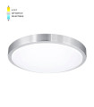 LED CEILING ROUND LIGHTING FIXTURE FINESSE R3-30 φ400*H100 30W 3xCCT-DIP SWITCH NICKEL 2026050 VITO