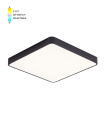 LED CEILING SQUARE LIGHTING FIXTURE FINESSE S1-45 500*500*H50 45W 3xCCT-DIP SWITCH BLACK 2026200 VITO, OPTION HANGING SET 202641