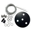 ROUND HANGING SET HSR 3*1.5M BLACK FOR ALL FINESSE R FIXTURES 2026410 VITO