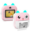 LAMTECH BLUETOOTH KID INSTANT CAMERA WHITE/PINK