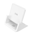 LAMTECH WIRELESS FAST CHARGER 15W WITH STAND WHITE