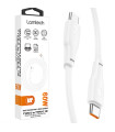 LAMTECH CHARGE AND DATA CABLE TYPE-C TO TYPE-C 60W 1M WHITE