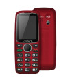 LAMTECH MOBILE PHONE 2.4' GR DUAL SIM TINY L II RED