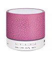 LAMTECH BLUETOOTH SPEAKER LED LIGHT WITH FM PINK