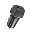 LAMTECH PREMIUM FAST IN-CAR CHARGER TYPE-C PD25W BLACK