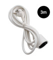 LAMTECH EXTENSION CORD WITH CHILDREN PROTECTION 3M WHITE