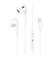 LAMTECH LIGHTNING WIRED EARPHONES WITH MICROPHONE WHITE