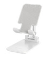 LAMTECH 2IN1 FOLDING DESKTOP STAND FOR SMARTPHONES AND TABLETS WHITE