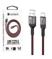 LAMTECH USB TYPE-C DATA CABLE 5A 1,2M BLACK