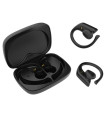 LAMTECH BLUETOOTH 5.0 SPORT TWS EARPHONES WITH CHARGING DOCK BLACK