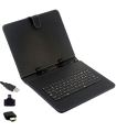 LAMTECH BLACK UNIVERSAL 10.1'-10.4' TABLET CASE WITH GR KEYBOARD & 3 USB TIPS