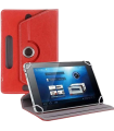 LAMTECH RED UNIVERSAL 10.1'-10.4' TABLET CASE WITH 360 ROTATION