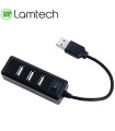 LAMTECH 4-PORT USB HUB BLACK