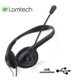 LAMTECH USB 2.0 STEREO HEADSET WITH MIC