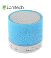 LAMTECH BLUETOOTH SPEAKER LED LIGHT WITH FM BLUE